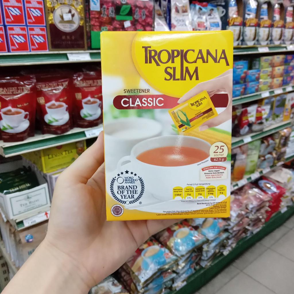 

TROPICANA SLIM SWEETENER CLASSIC DIABTX 25 SACHETS