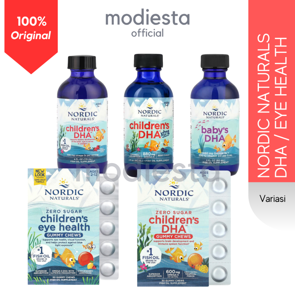 Nordic Naturals Children DHA Xtra Baby DHA Omega 3 Fish Oil Eye Health DHA Gummy Liquid & Gummies