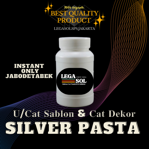 

Pasta SILVER @1KG (U/ Cat Sablon & Cat Dekor).