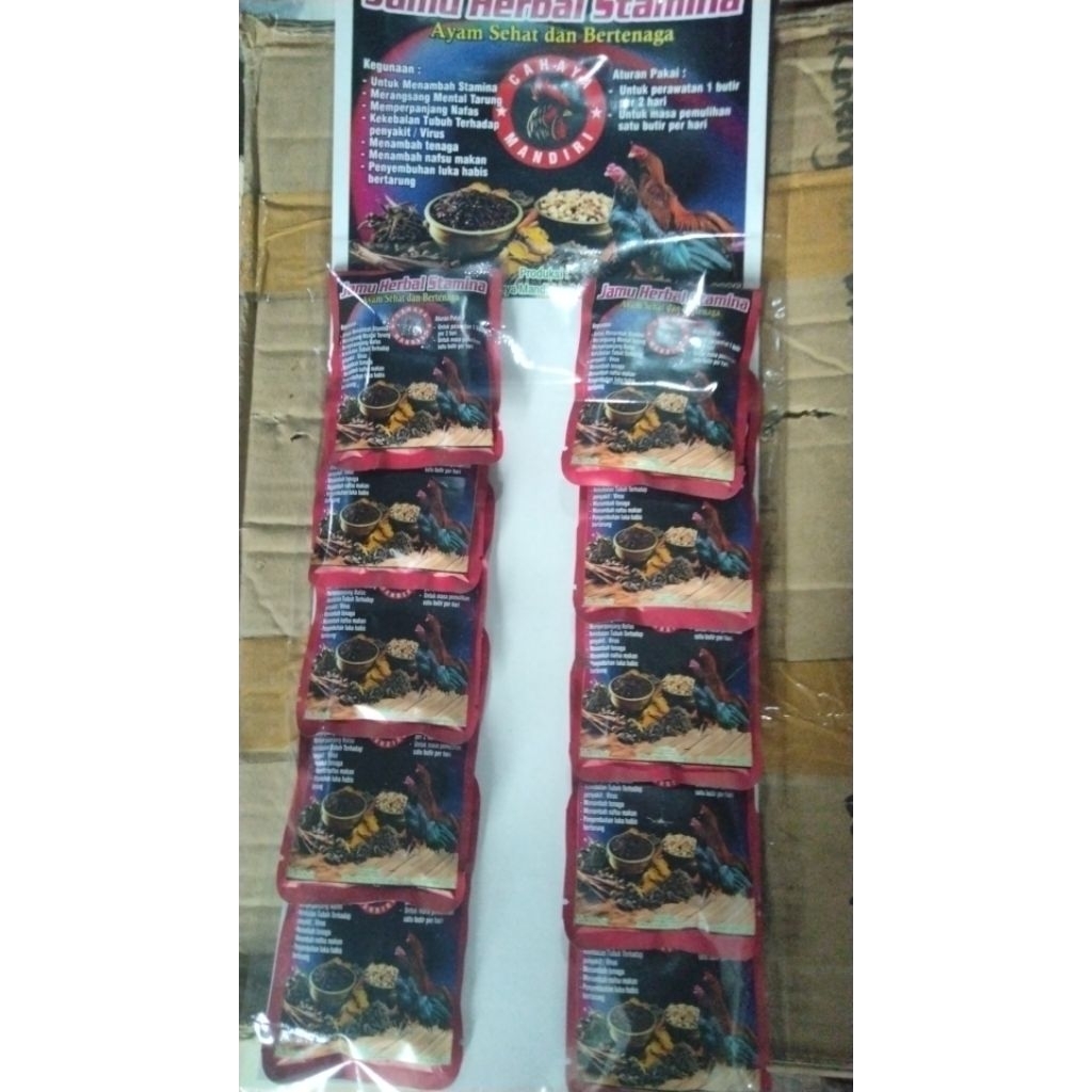 HERBAL STAMINA/jamu doping ayam aduan/JAMU AYAM HERBAL STAMINA