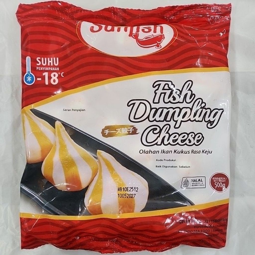 

SUNFISH DUMPLING CHESE 500gr