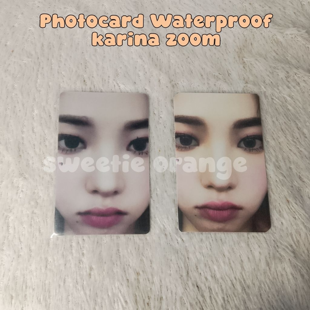 Photocard Waterproof Karina Zoom