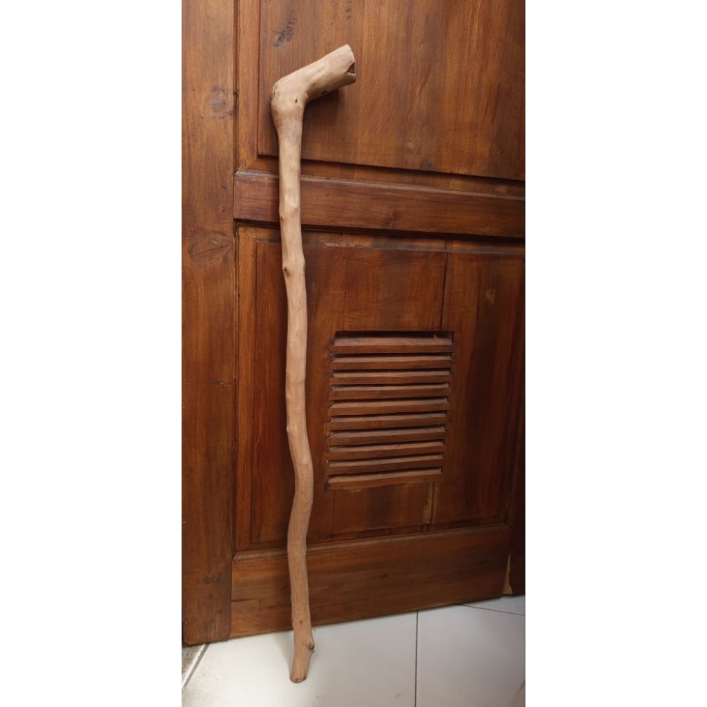 tongkat kayu jalan stigi laut