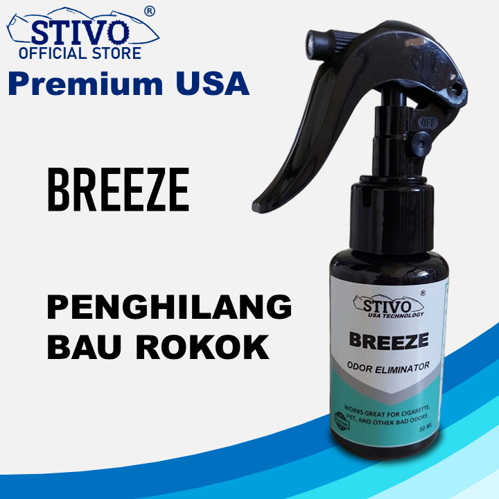 BREEZE - Penghilang Bau Rokok Parfum Mobil Premium STIVO