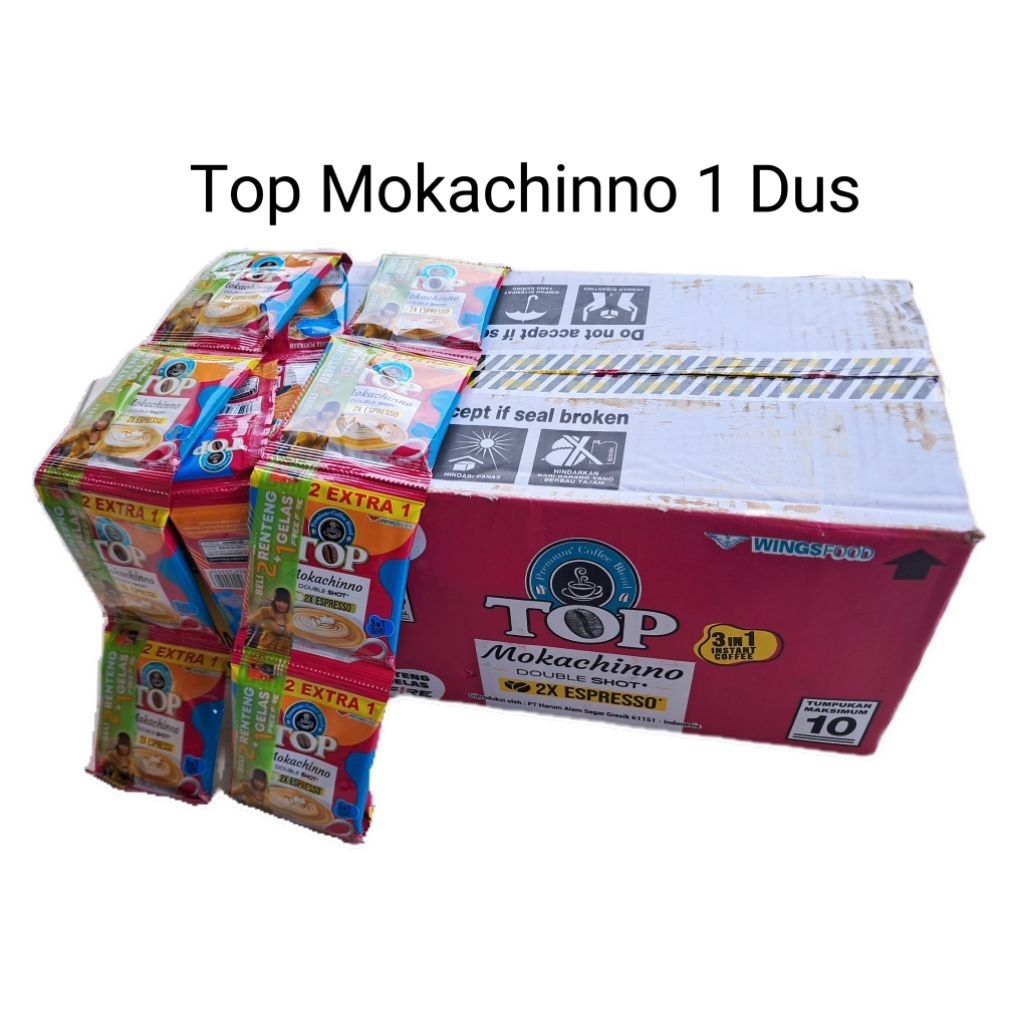 

kopi TOP Mokachinno Double Shot 1 dus isi 12 renceng