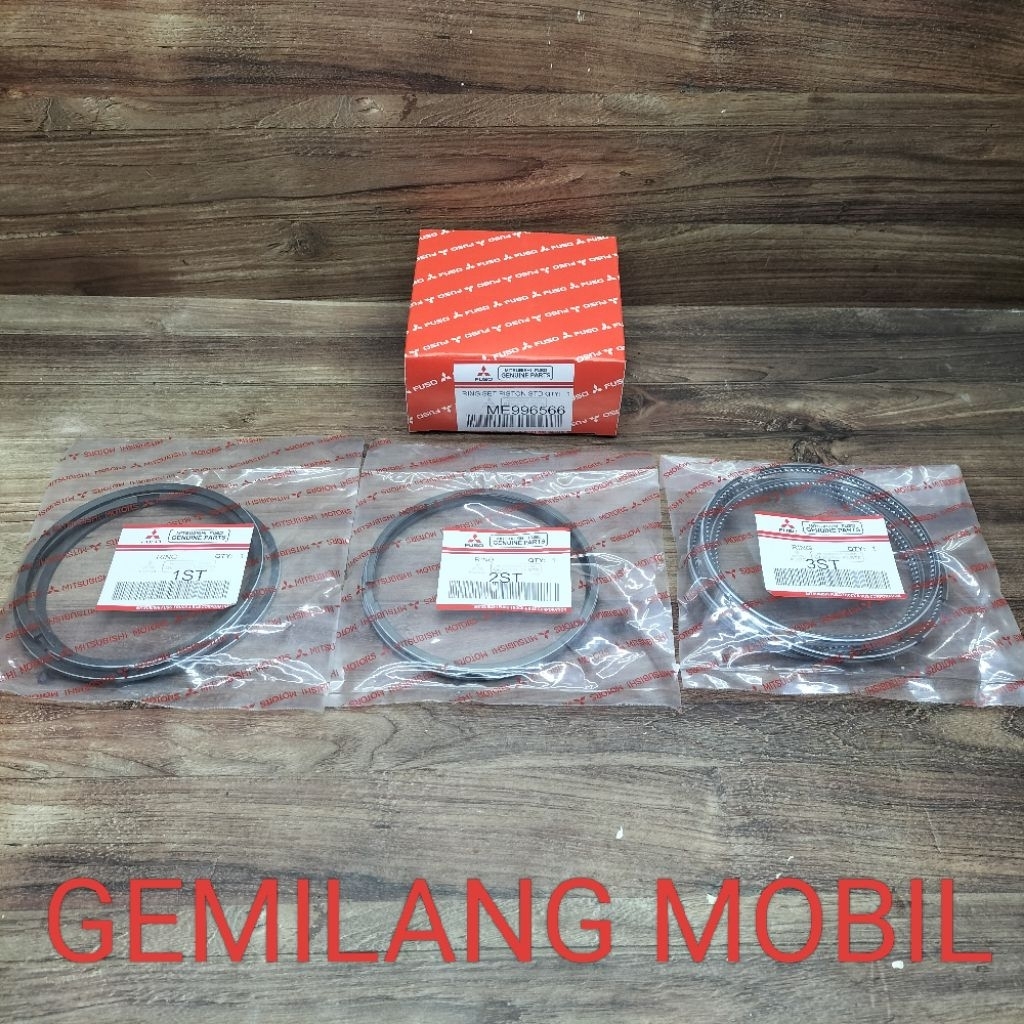 RING PISTON RING SEHER MITSUBISHI PS125 CANTER TURBO ME996566 ORIGINAL