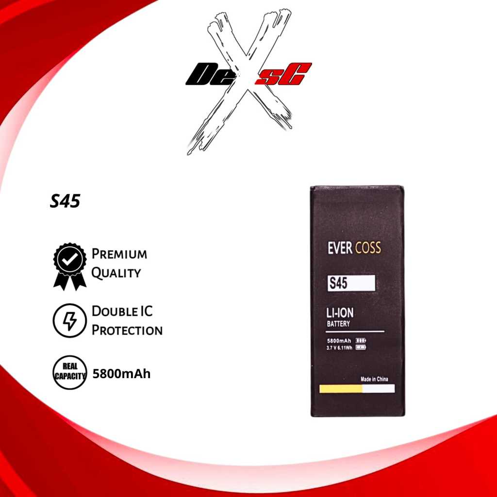 Baterai S45 Evercoss Xtream 1 Batre Batrai Battery Handphone Evercoss Xtream 1