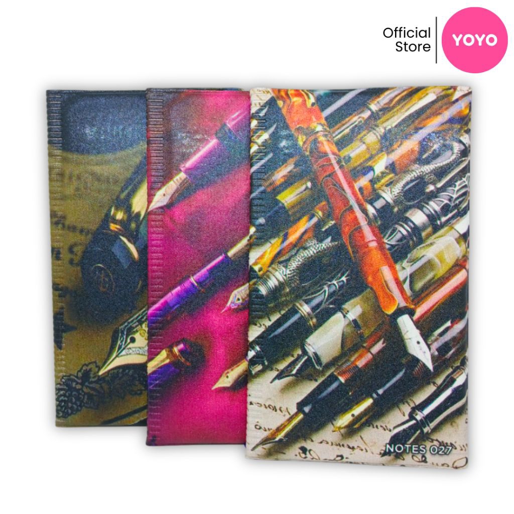 

YOYO Notebook Aesthetic PENA FOUNTAIN Buku Agenda 72 Lembar