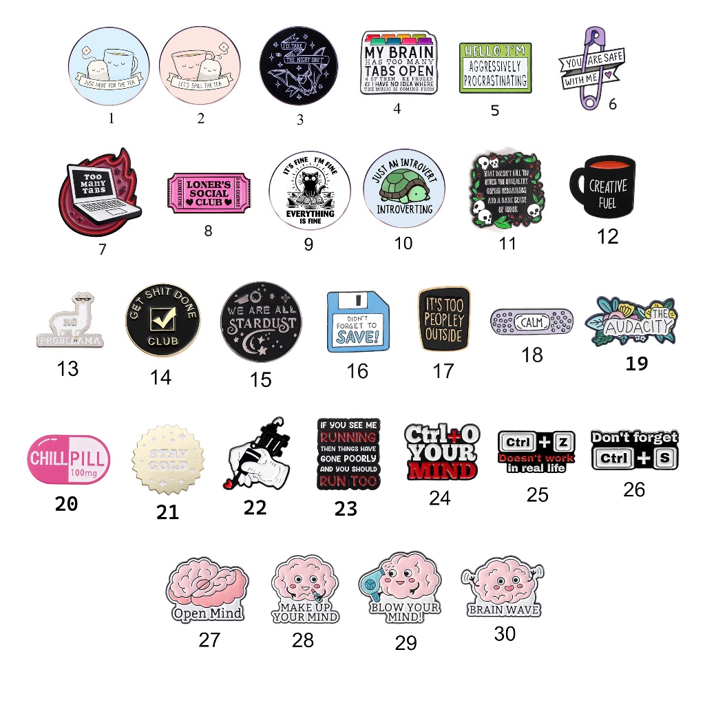 pin besi enamel spill the tea