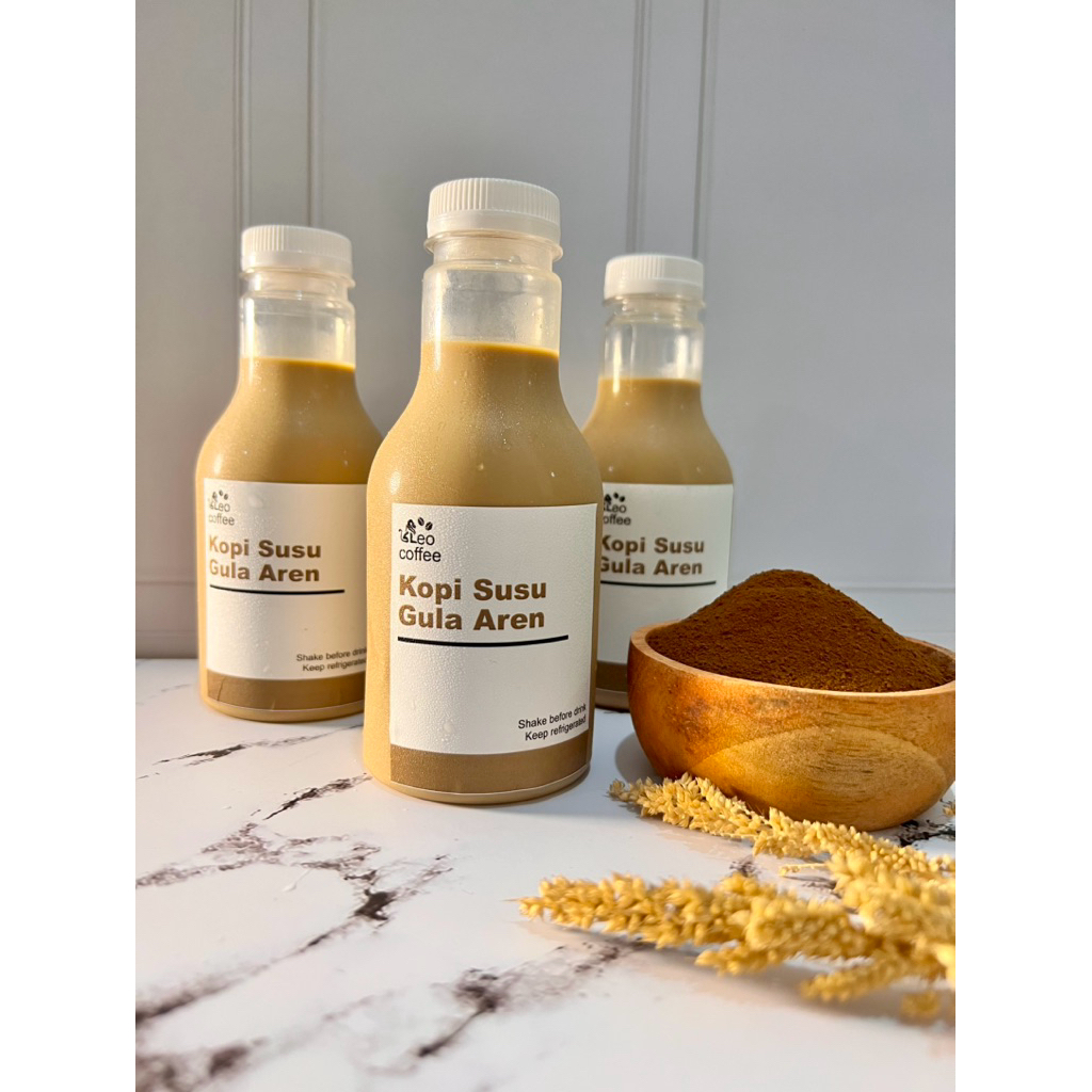 

kopi susu gula aren leocoffee