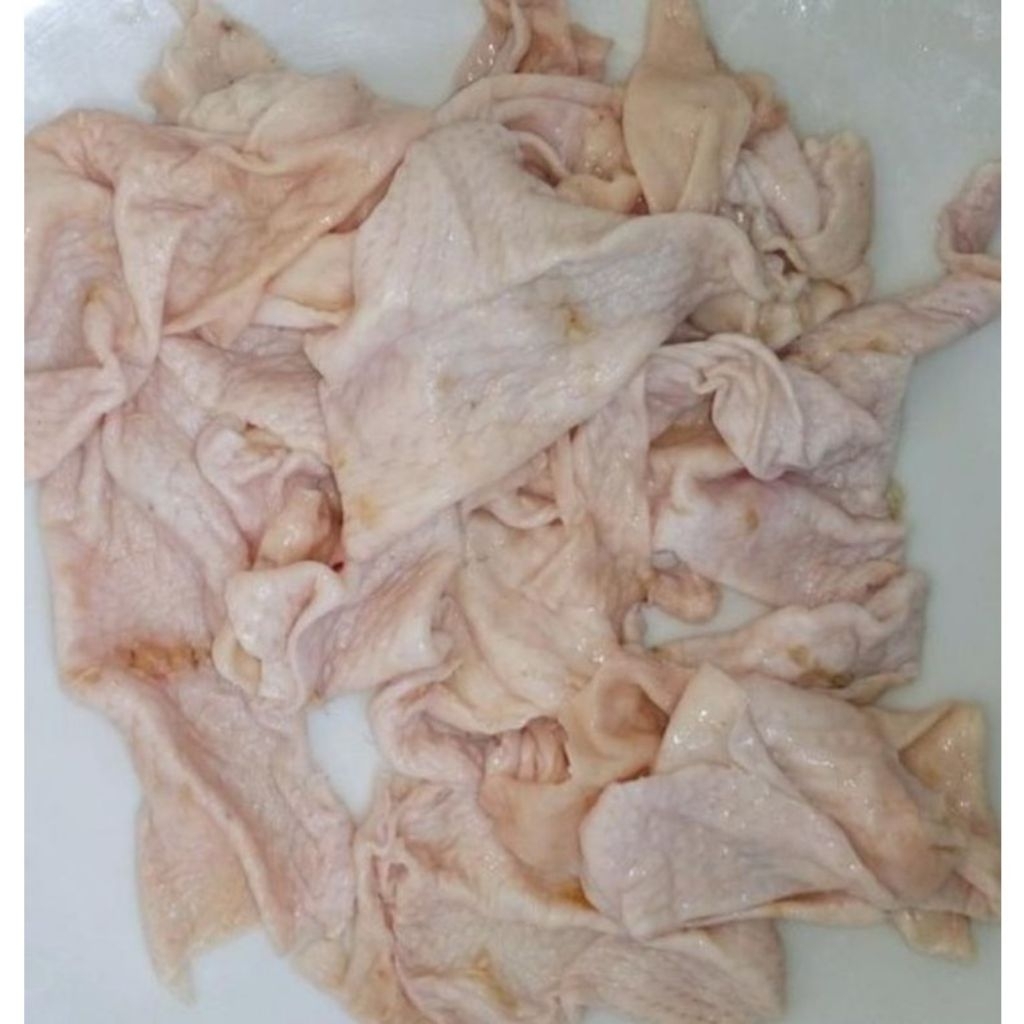 

kulit ayam broiler fresh 1kg halal