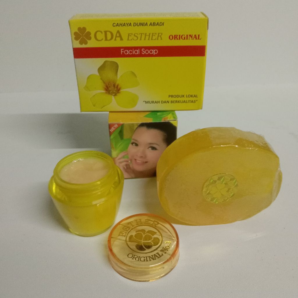 Paket Sabun CDA Original 40gr 2in1[] Sabun Batang Ester& Cream