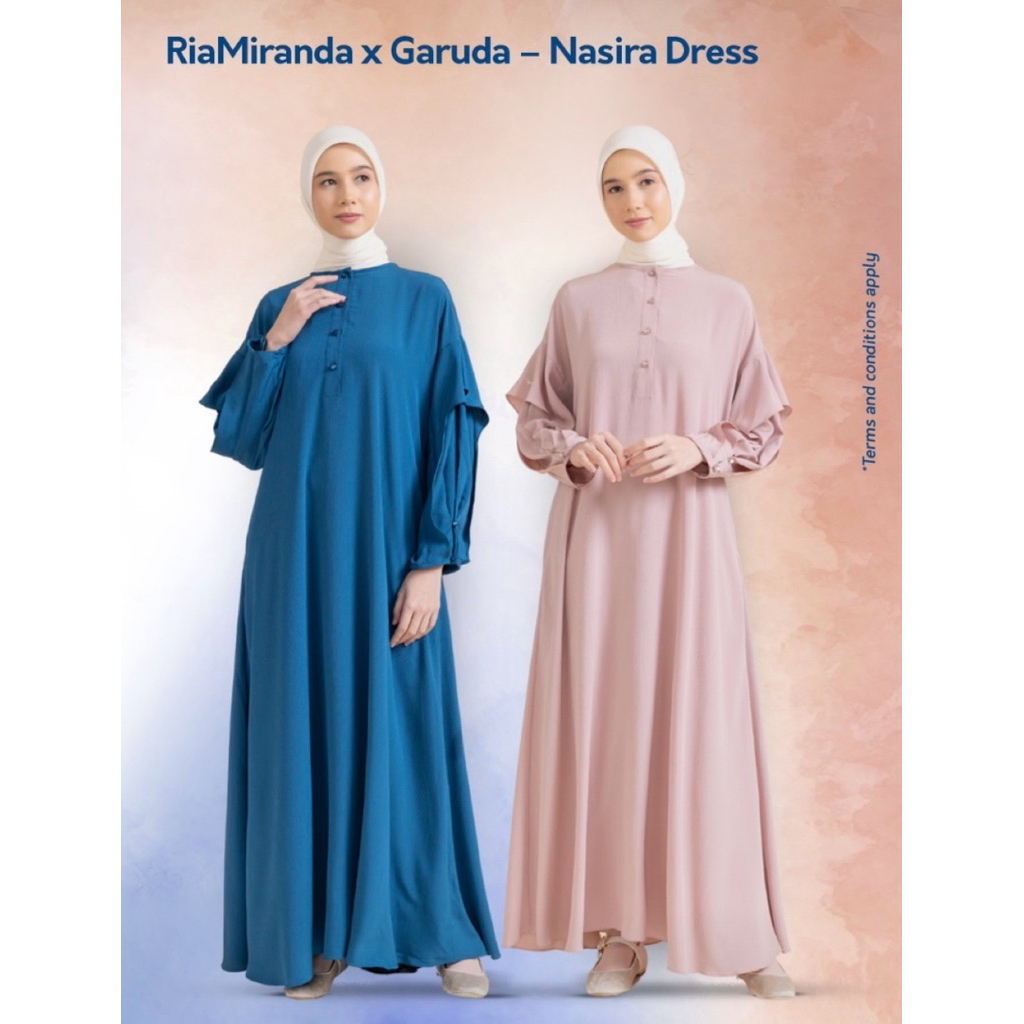 NEW Nasira Dress Ria Miranda x Garuda abaya series riamiranda RM BS BJ WK BZ ZS BNB