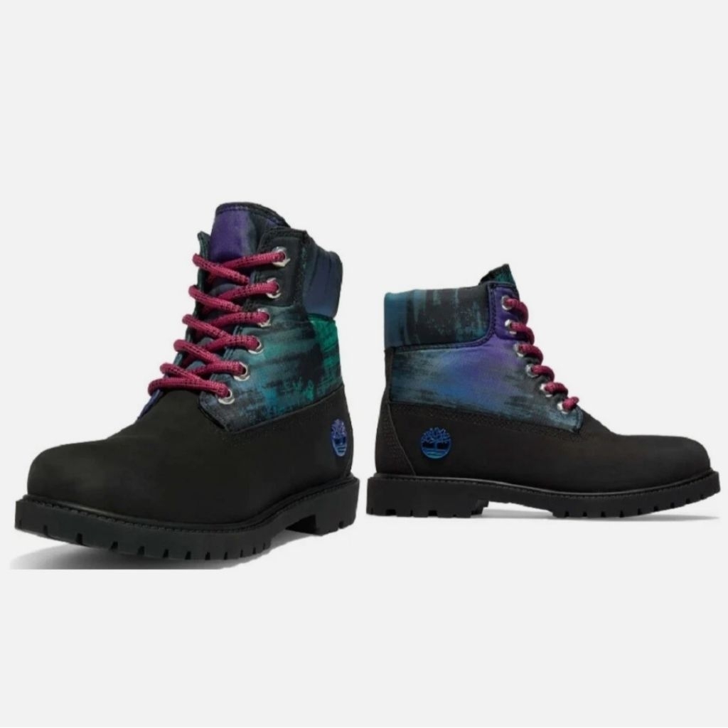 Timberland Heritage  6 Inch Premium Black Leather Waterproof Boots Size 43 like new super rare