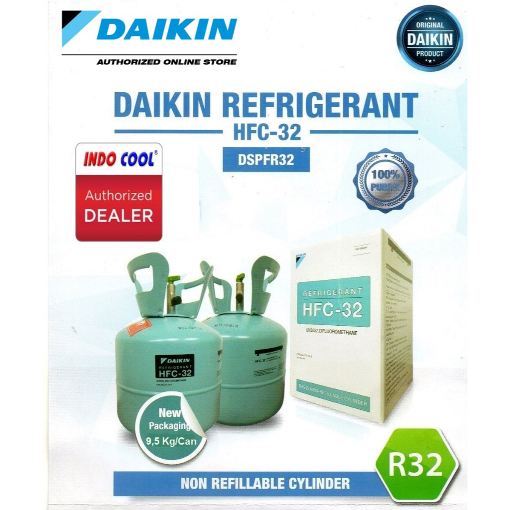 DAIKIN REFRIGERANT R32 / R-32 HFC-32 DAIKIN (9,5Kg)