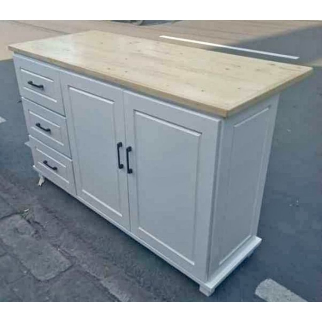 meja dapur/ kabunet dapur ful kayu jati belanda