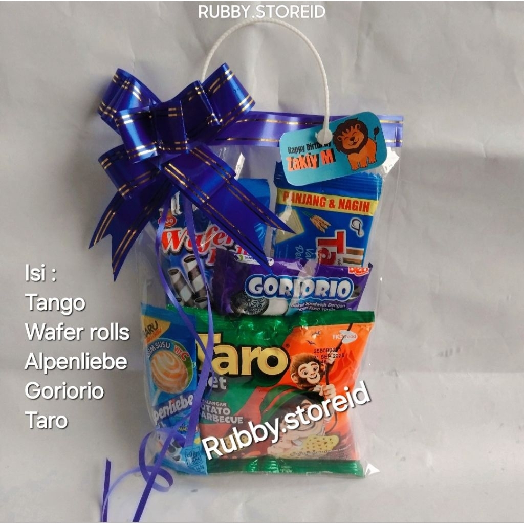 

Paket snack ultah anak free hangtag ultah