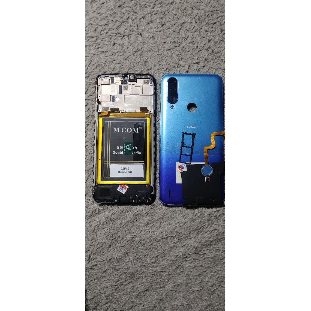 lcd ori copotan lava benco v8