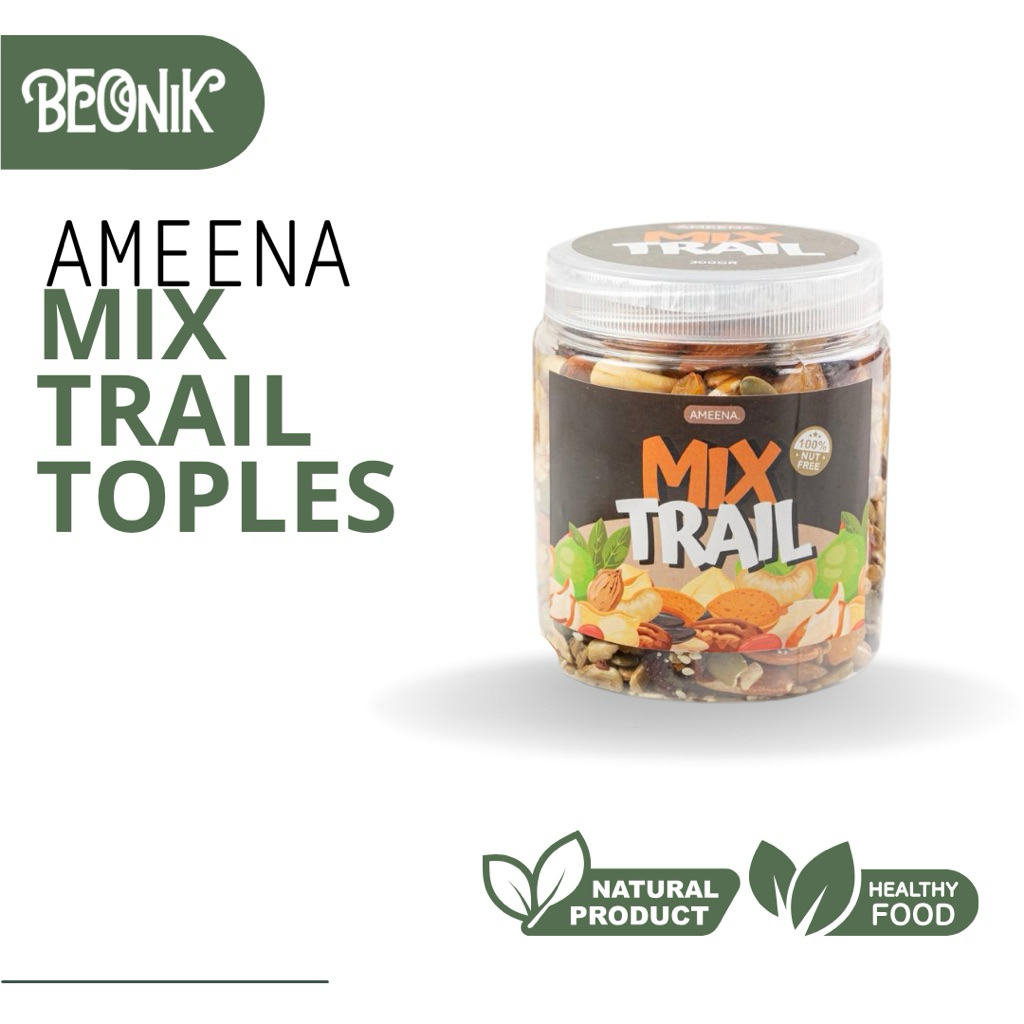 

[ TOPLES ] Mix Trail Premium 300GR | With Almond Mete Nuts Seed Dried Fruit