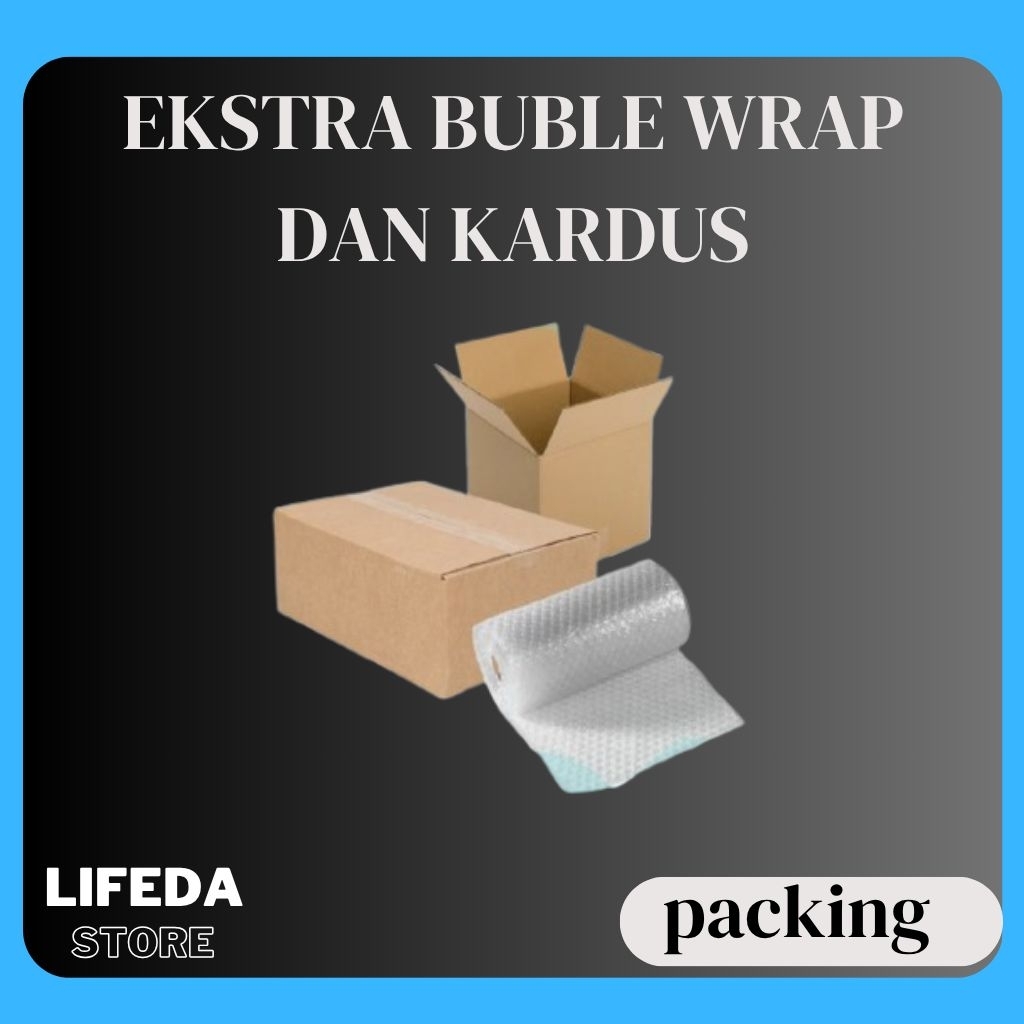 

Packing Ekstra Buble Warp dan Kardus
