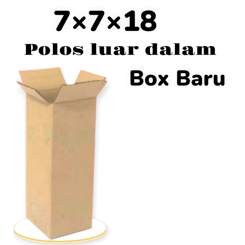 

Box dos uk 7×7×18 cm box baru kardus
