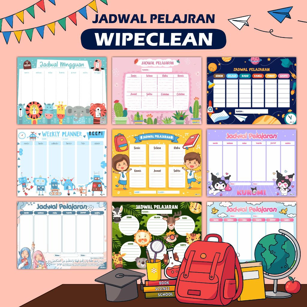 

BACK TO SCHOOL JADWAL PELAJARAN AESTHETIC BISA DI HAPUS