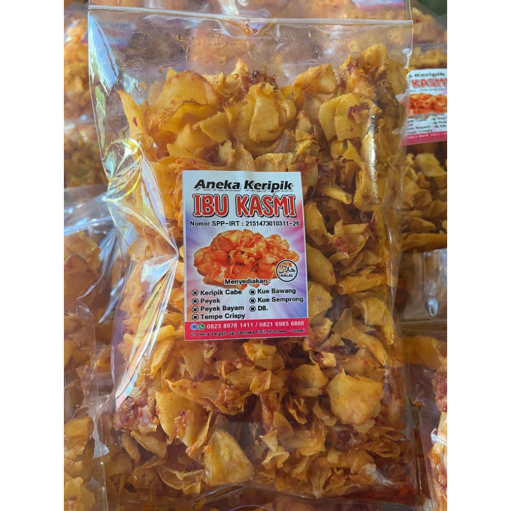 

Kripik Cabe Kasmi/Renyah & Gurih 300gram