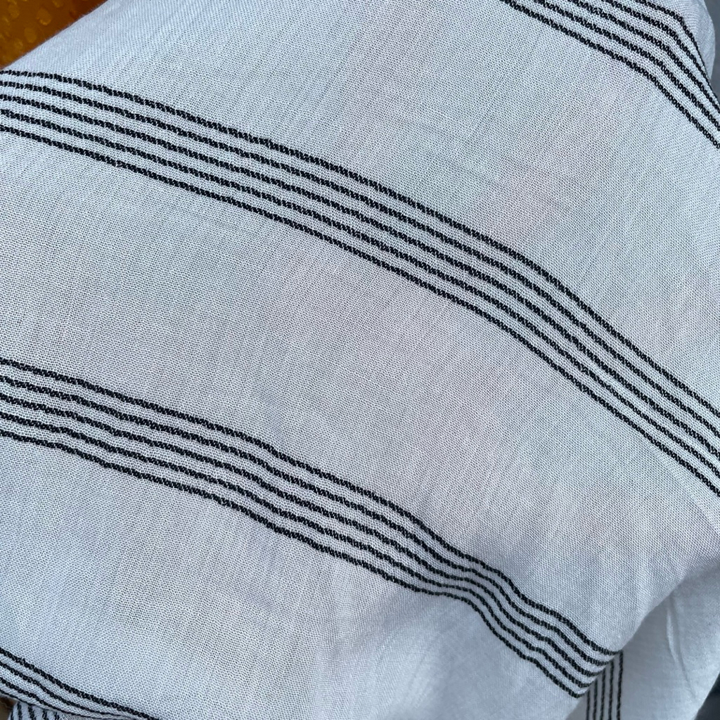 kain katun motif - kain katun dobby motif salur premium - kain katun original - kain katun style kor
