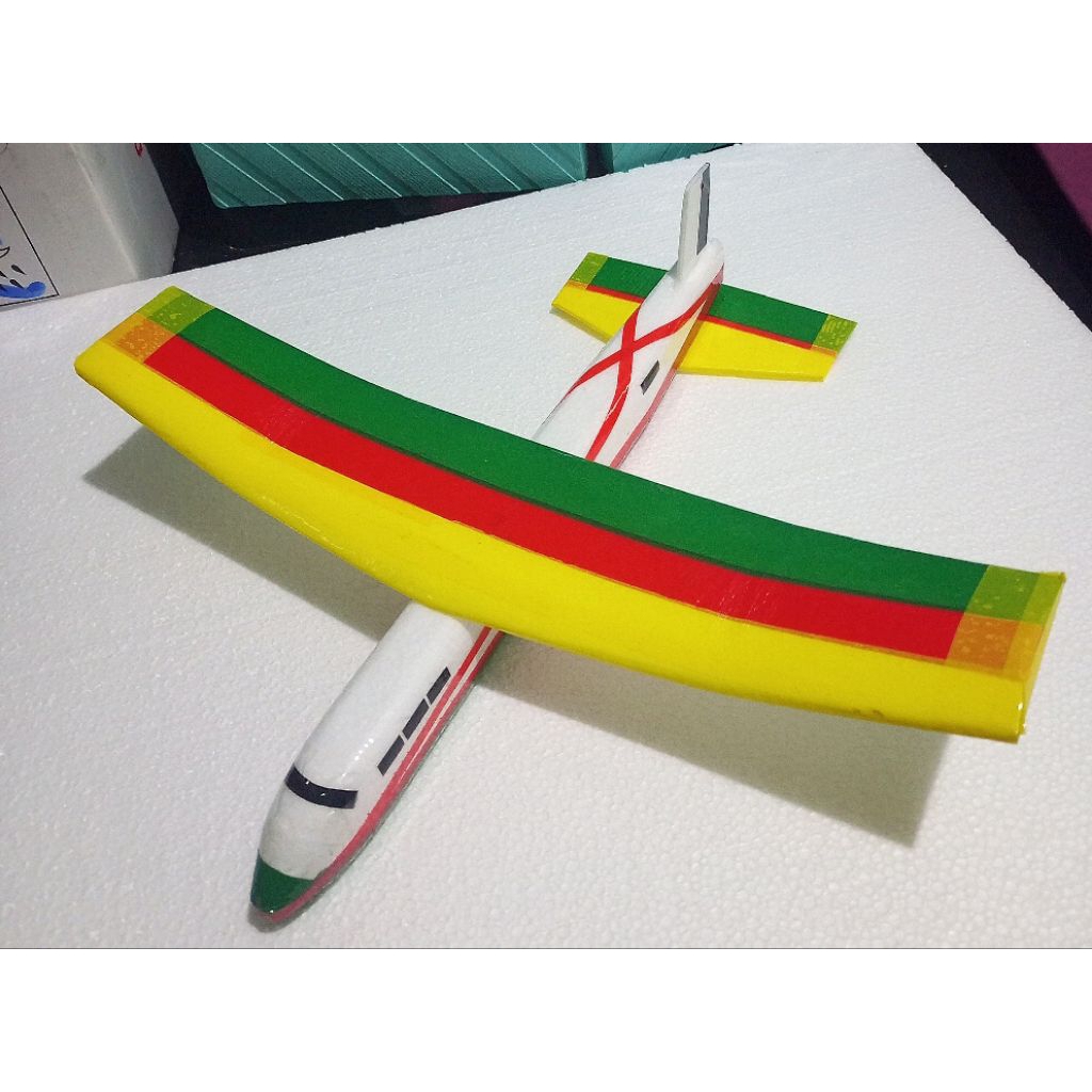 mainan pesawat gabus/styrofoam model terbaru