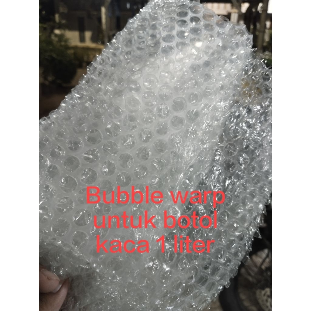

BUBBLE WARP UNTUK BOTOL KACA 1 LITER