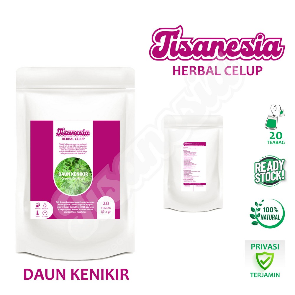 

DAUN KENIKIR TISANESIA Herbal Celup 20 Teabag Mengatasi Maag Osteoporosis Diabetes Peradangan