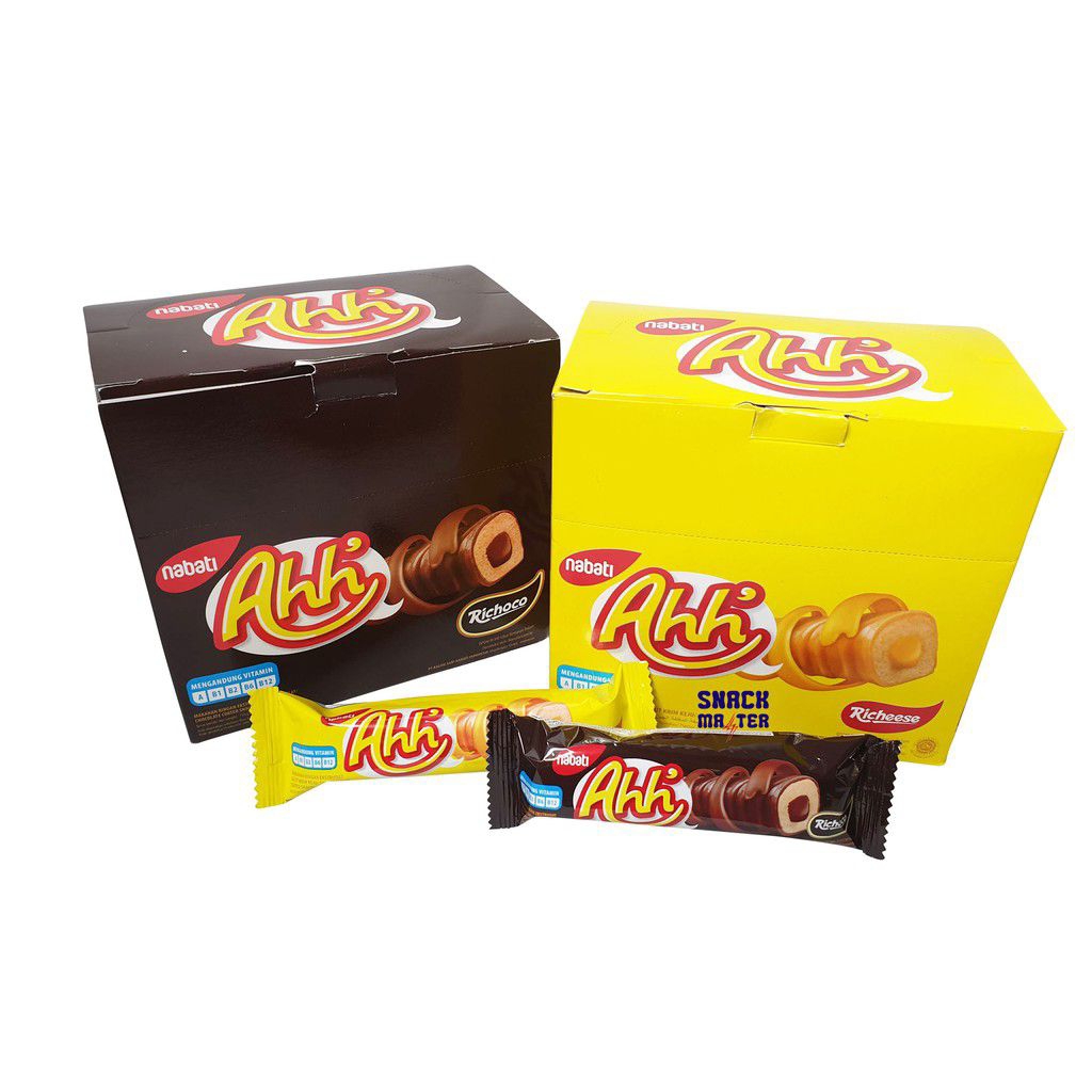

Nabati Ahh Ras Keju/Coklat 80gr ( 20 pcs × 4gr )