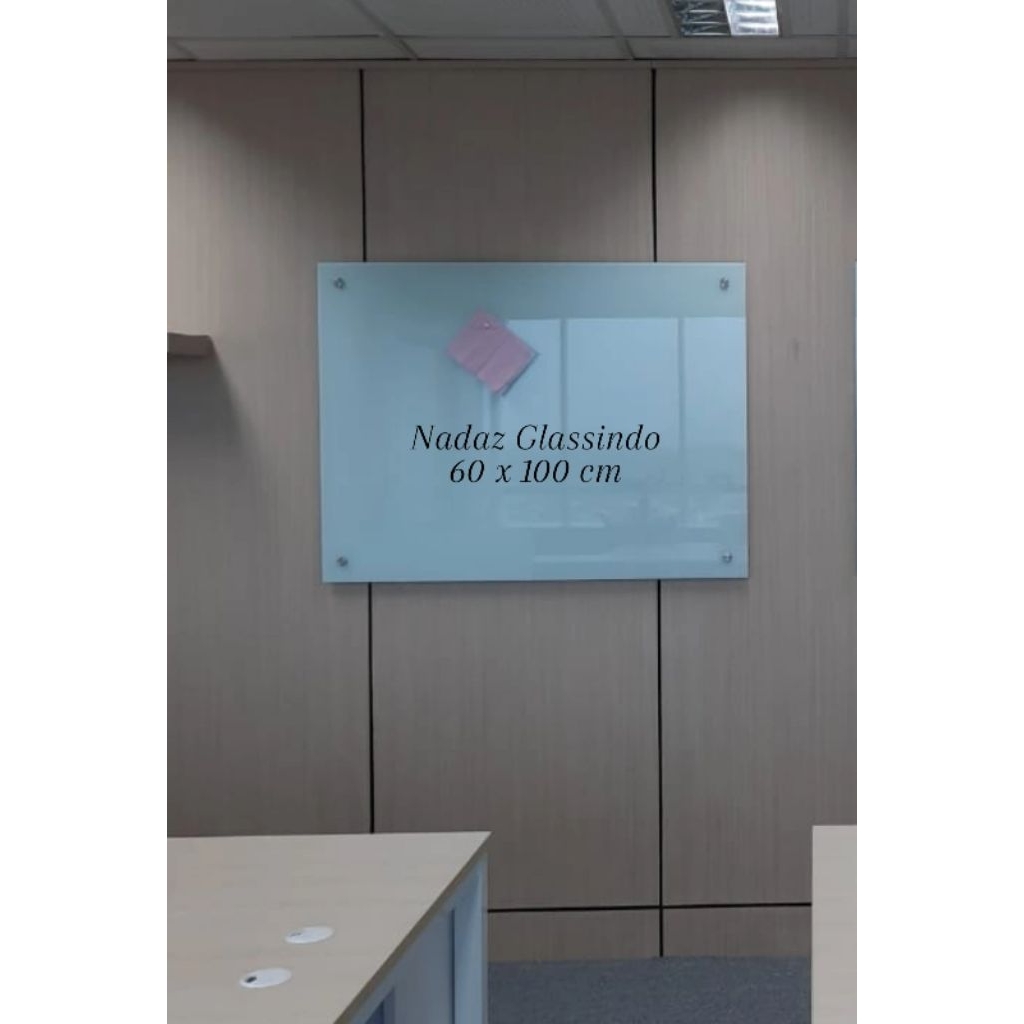 

glassboard 60 x 100 cm / papan tulis kaca 60 x 100 cm