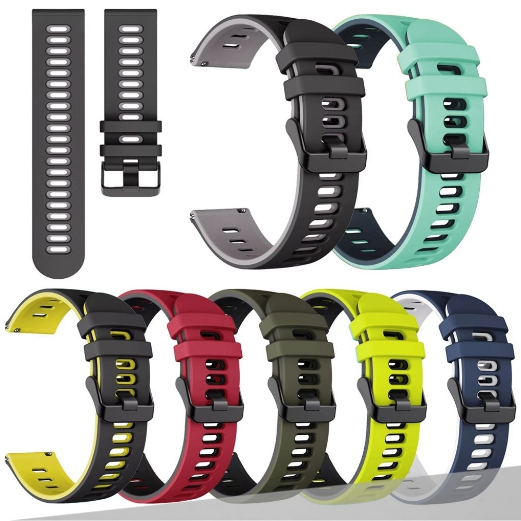 Strap Garmin Venu SQ Garmin Venu SQ 2 Silikon Rubber 20mm Sbz Quick Release