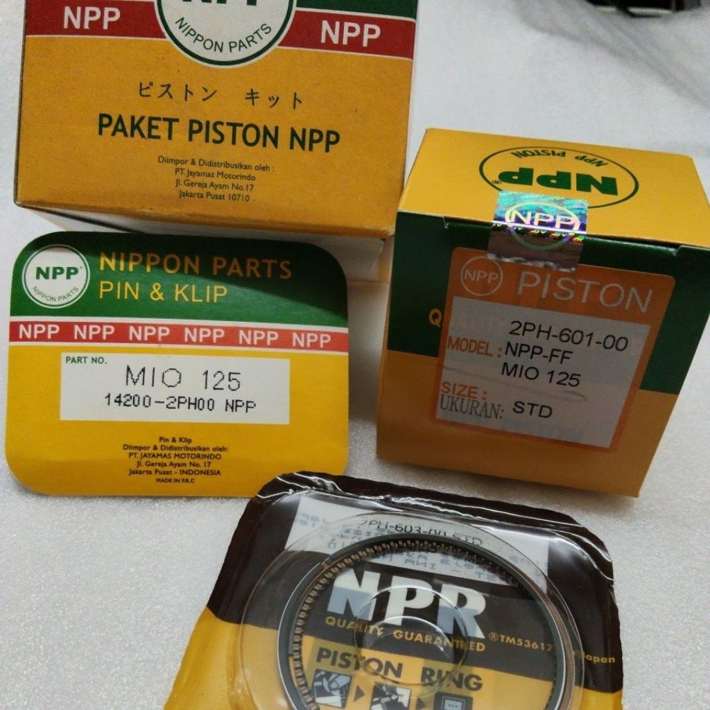 PISTON KIT NPP MOTOR MIO M3,MIO Z , SOUL GT 125, X ride 125