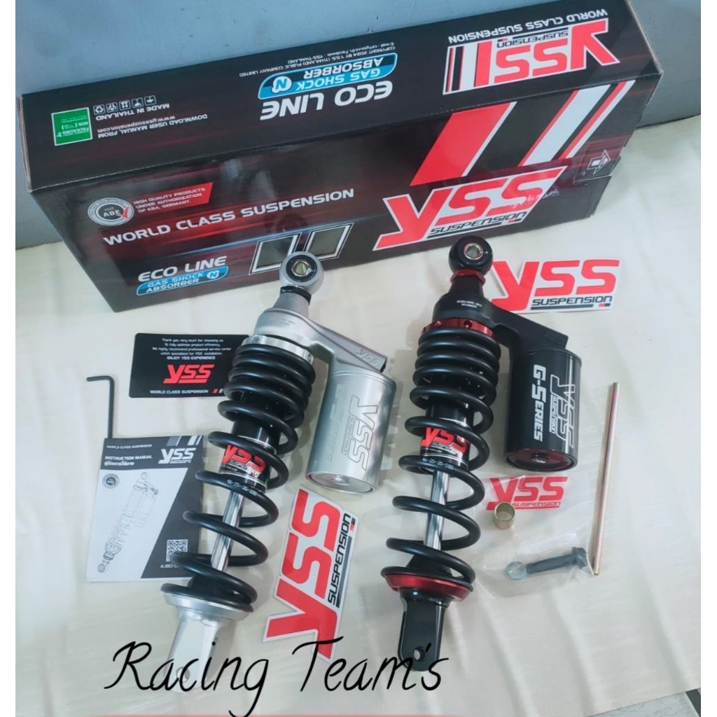 shock shok yss tabung g plus 300mm buat motor mio/xeon/fino/beat/scoopy/genio/vario 110 original yss