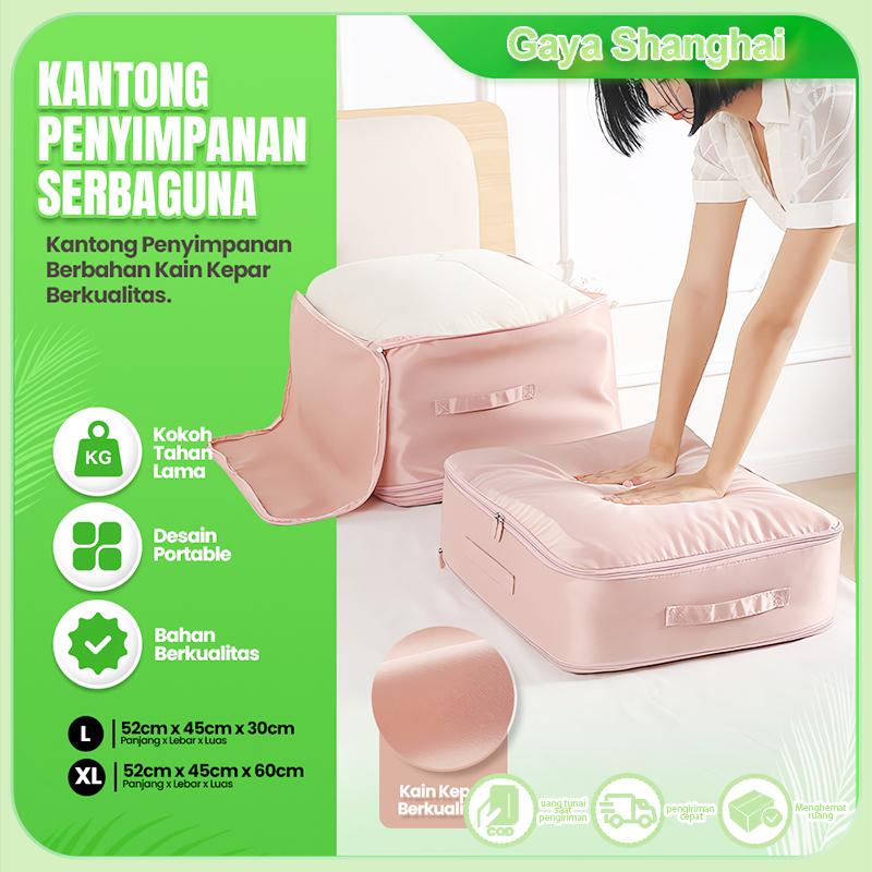 Tas penyimpanan selimut, tas kompresi selimut, pakaian dan jaket bulu angsa khusus tas penyimpanan a