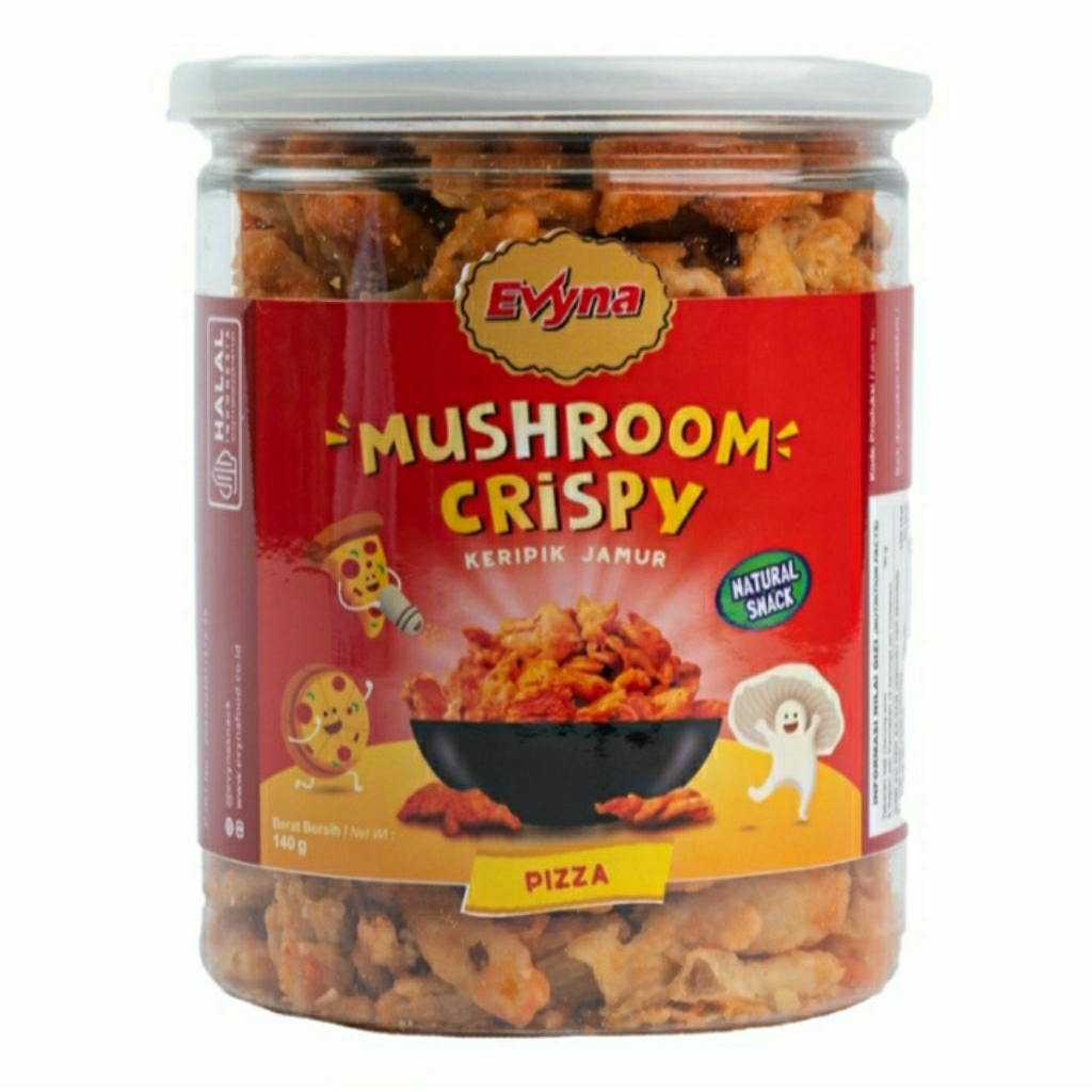 

Evyna Mushroom Crispy Pizza