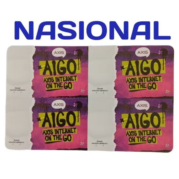VOUCHER KOSONG ZERO  AIGO AXIS (NASIONAL)