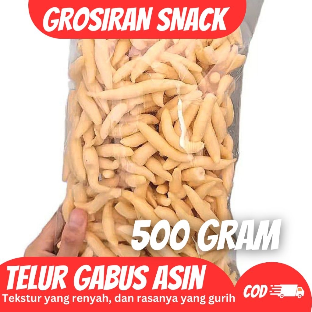 

(500 GRAM) TELUR GABUS ASIN (888)