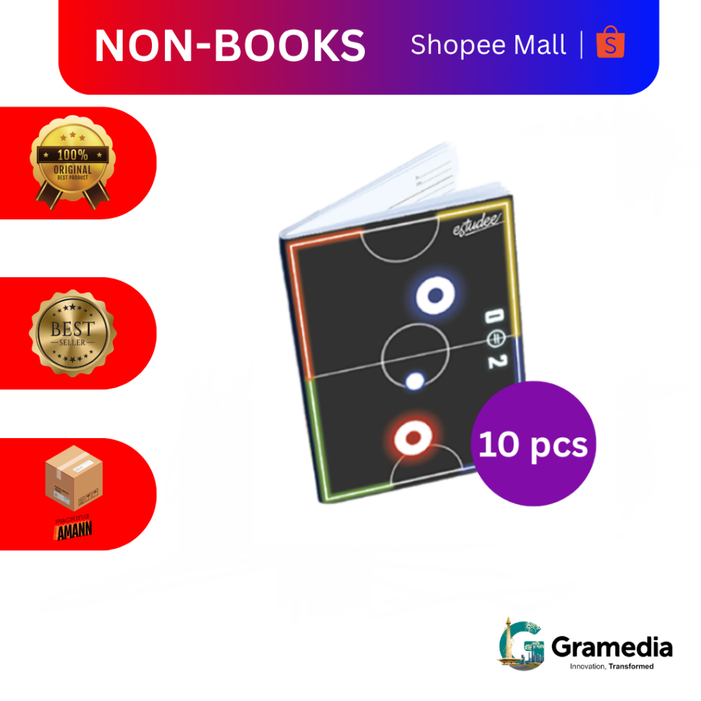 

Gramedia MKG - Estudee Buku Tulis F Kwarto 38 Games Isi 10