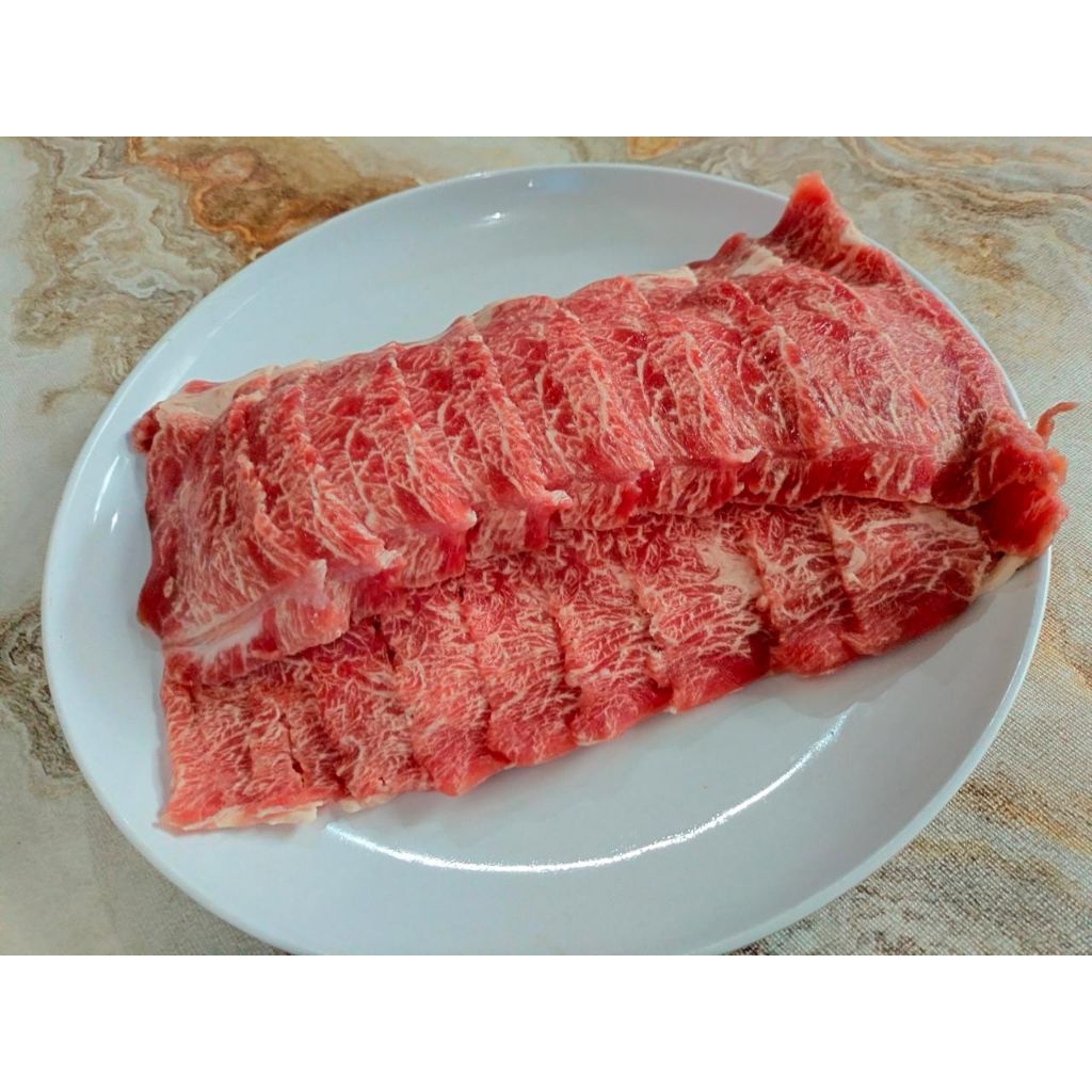 

Beef Slice Karubi Wagyu Meltique Daging Slice Daging Meltique