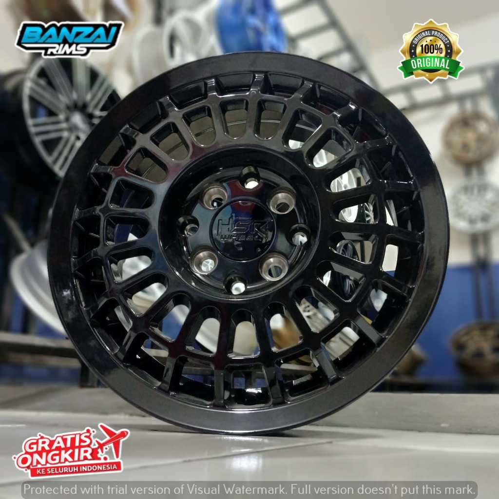 VELG MOBIL RACING RALLY LOOK R16 UNTUK MOBIL AGYA AYLA BRIO CALYA AVANZA XENIA SPLASH