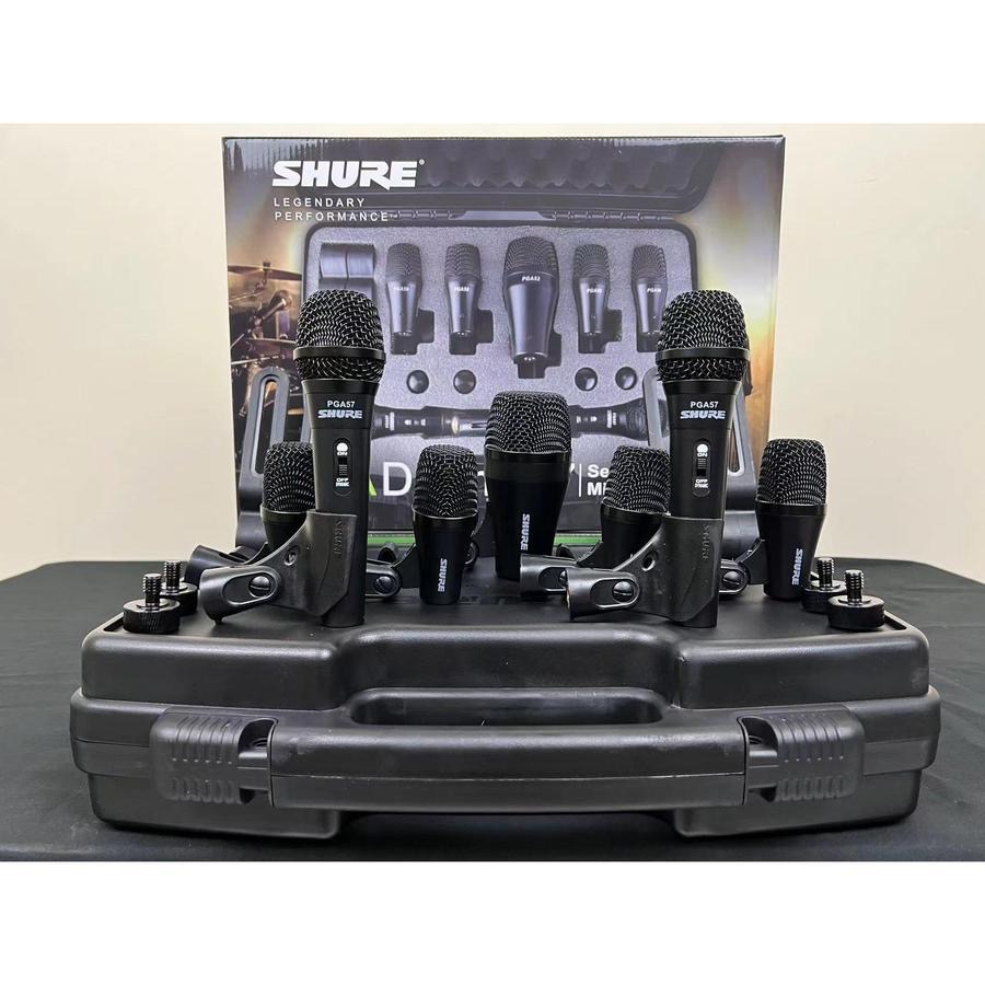 MIC DRUM KIT SHURE PGA KIT 7 / PGAKIT7 / PGA7 SU ISI I MIC DRUM - FREE HARDCASE