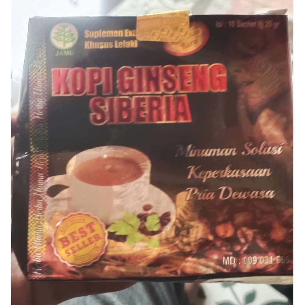 

Kopi Ginseng Siberia isi 10