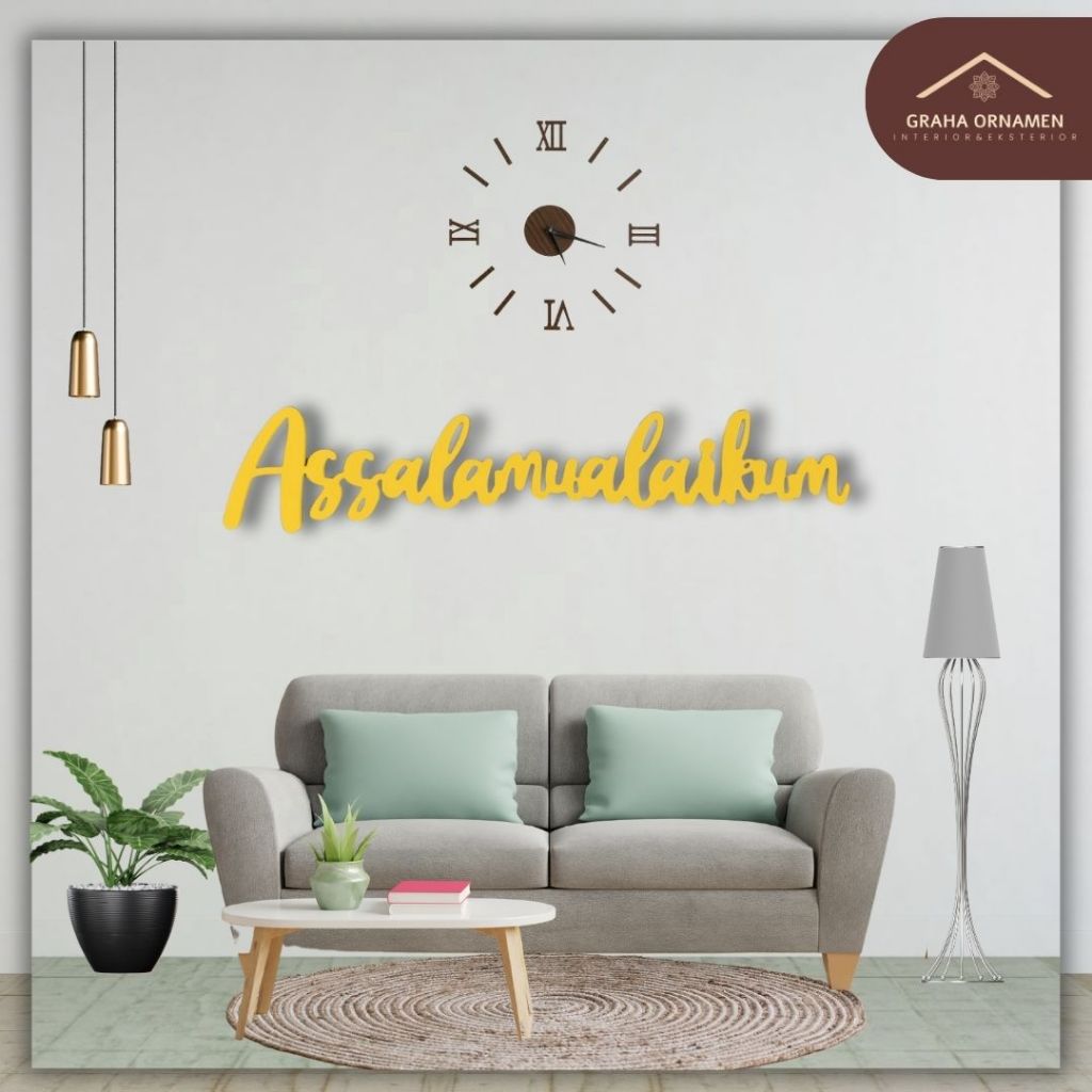 Assalamualaikum Pintu Depan Rumah Hiasan Pintu Rumah Hiasan Pintu Tempel Hiasan Pintu Depan Rumah Hi