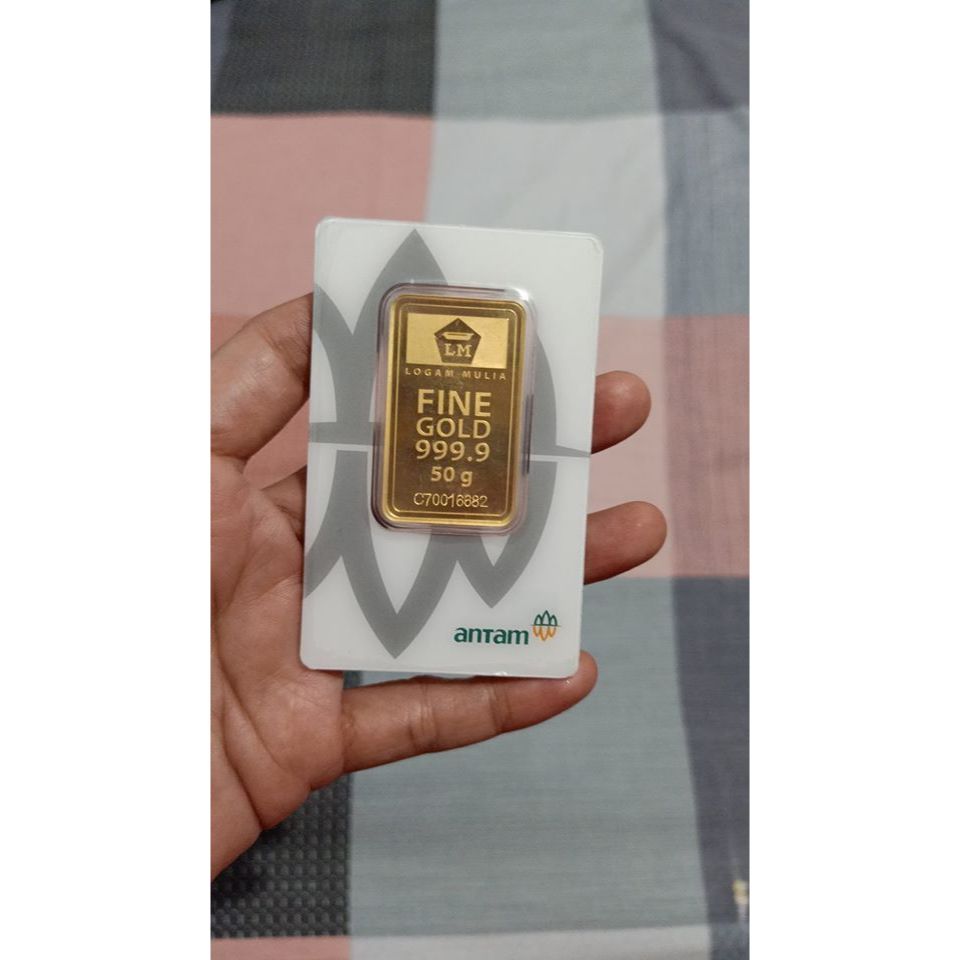 Emas Batangan Antam 50 gram