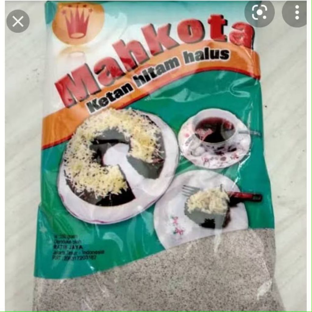 

VIRAL TEPUNG KETAN TEPUNG KETAN HITAM MAHKOTA KEMASAN 250GR