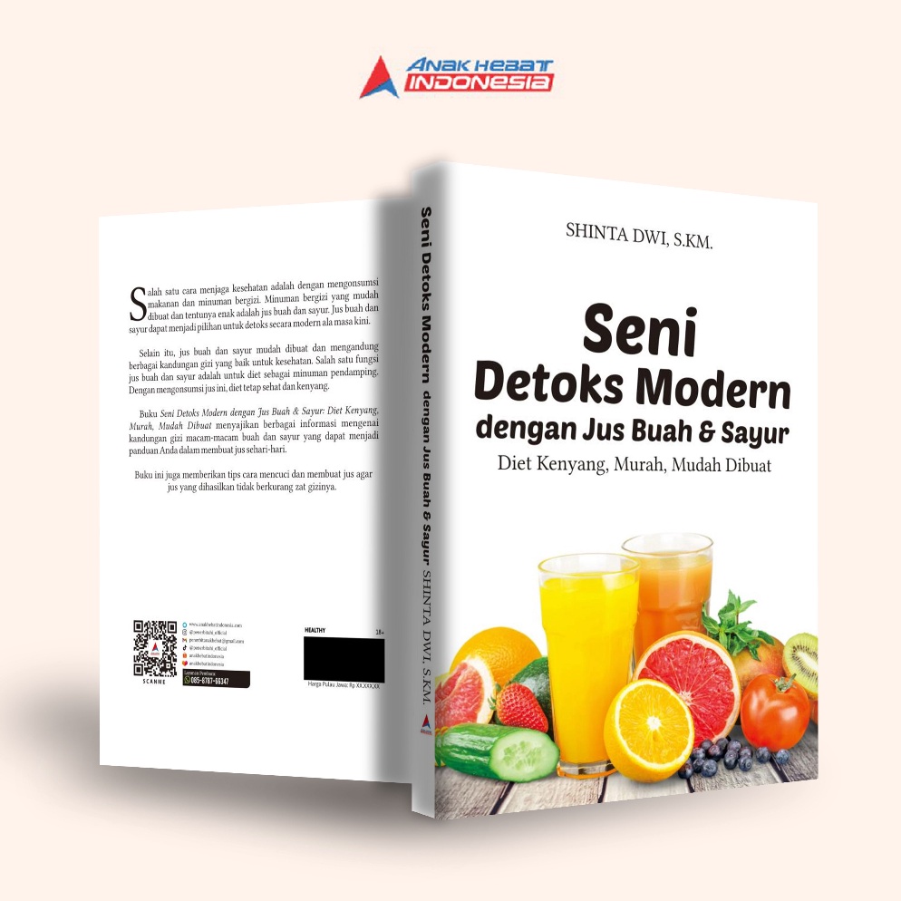 KODE I25D Buku Seni Detoks Modern Dengan Jus Buah  Sayur