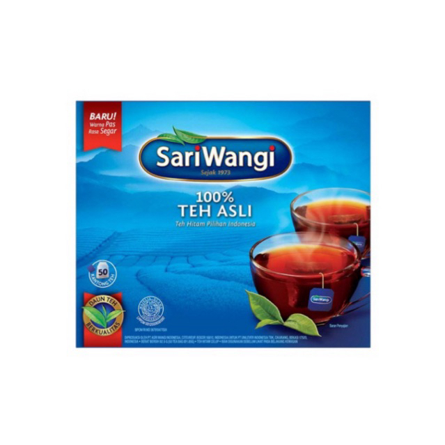 

Sariwangi Teh Celup Hitam Asli 50's